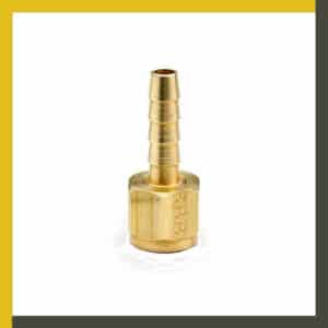 Conector hembra giratoria a espiga