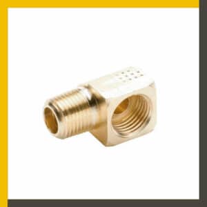 Conector codo 90° macho