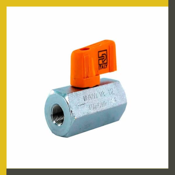 Mini válvula de bola de presión máxima 450PSI serie MV609