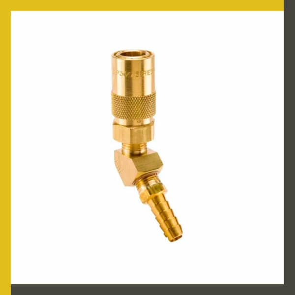 Socket con espiga industrial a 45º