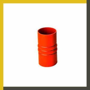 Manguera de silicón rojo serie 6823 anillada para turbo