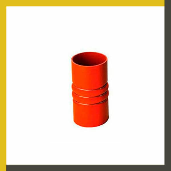 Manguera de silicón rojo serie 6823 anillada para turbo