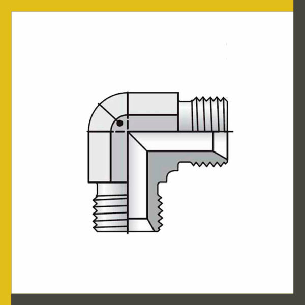 Codo unión 90º BSP 60º