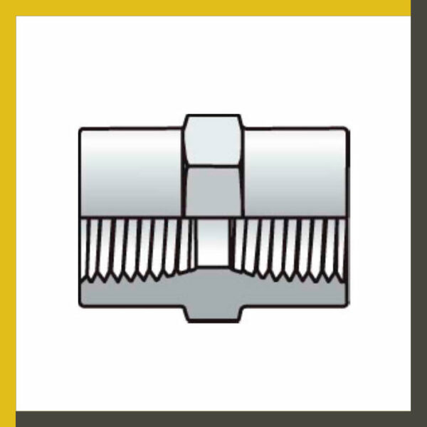 Cople hexagonal NPTF/NPTF